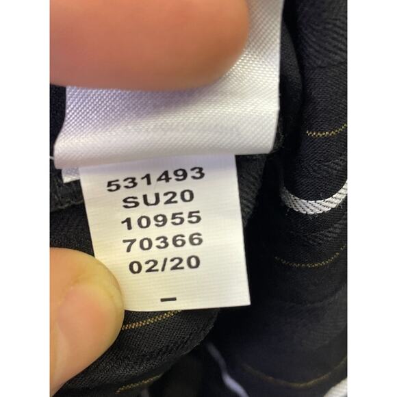 Ann Taylor Black and White Striped Blouse - Picture 6 of 11